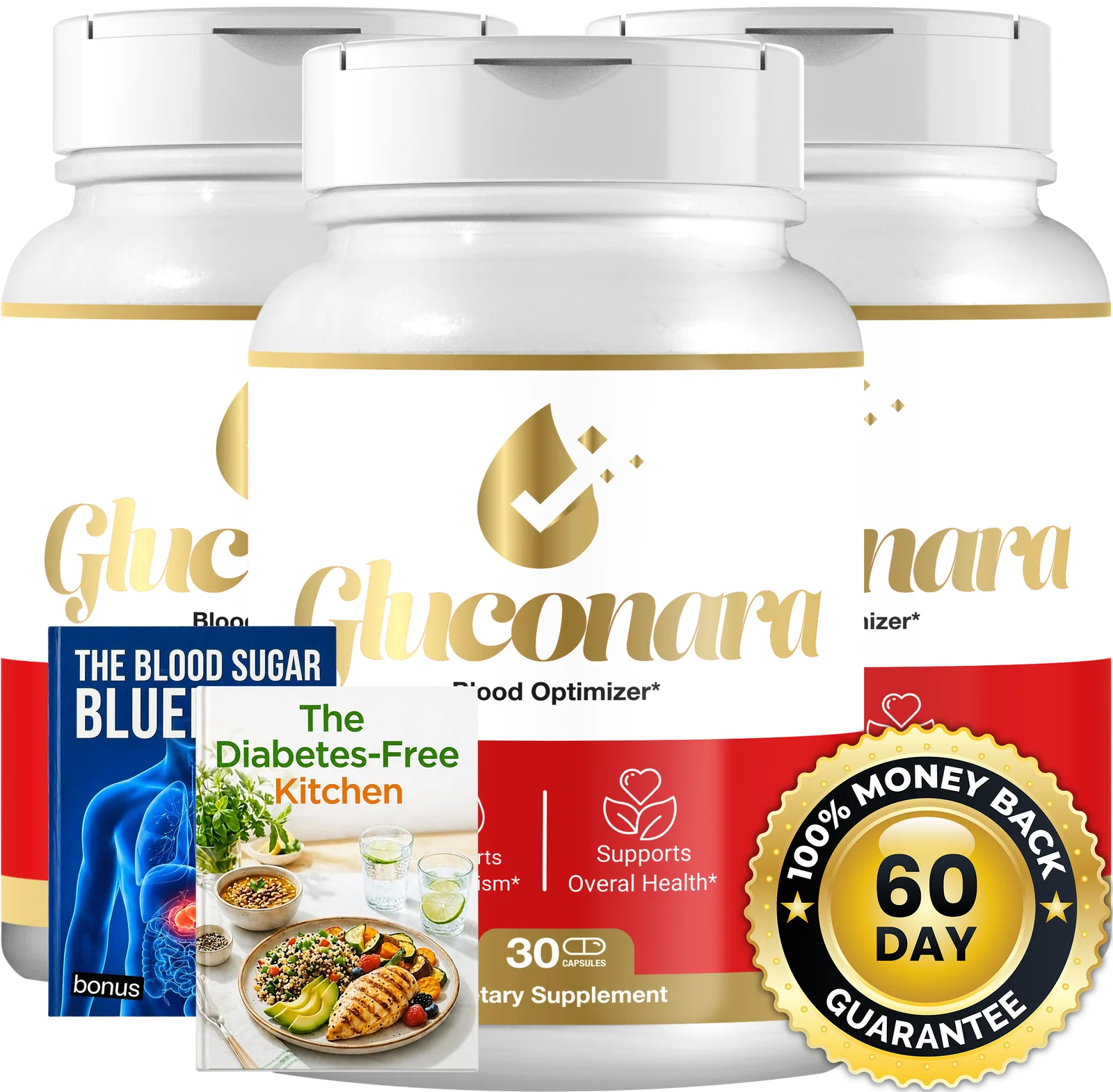 Gluconara 3-bottle advanced package